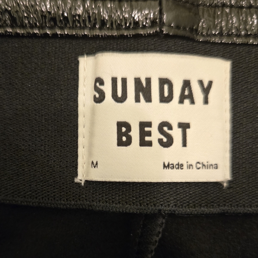 Aritzia Sunday Best Tessy Pants Black Size Medium - Picture 9 of 15